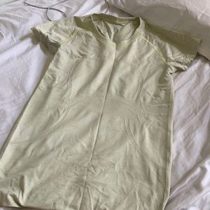 Yellow Lulu lemon shirt